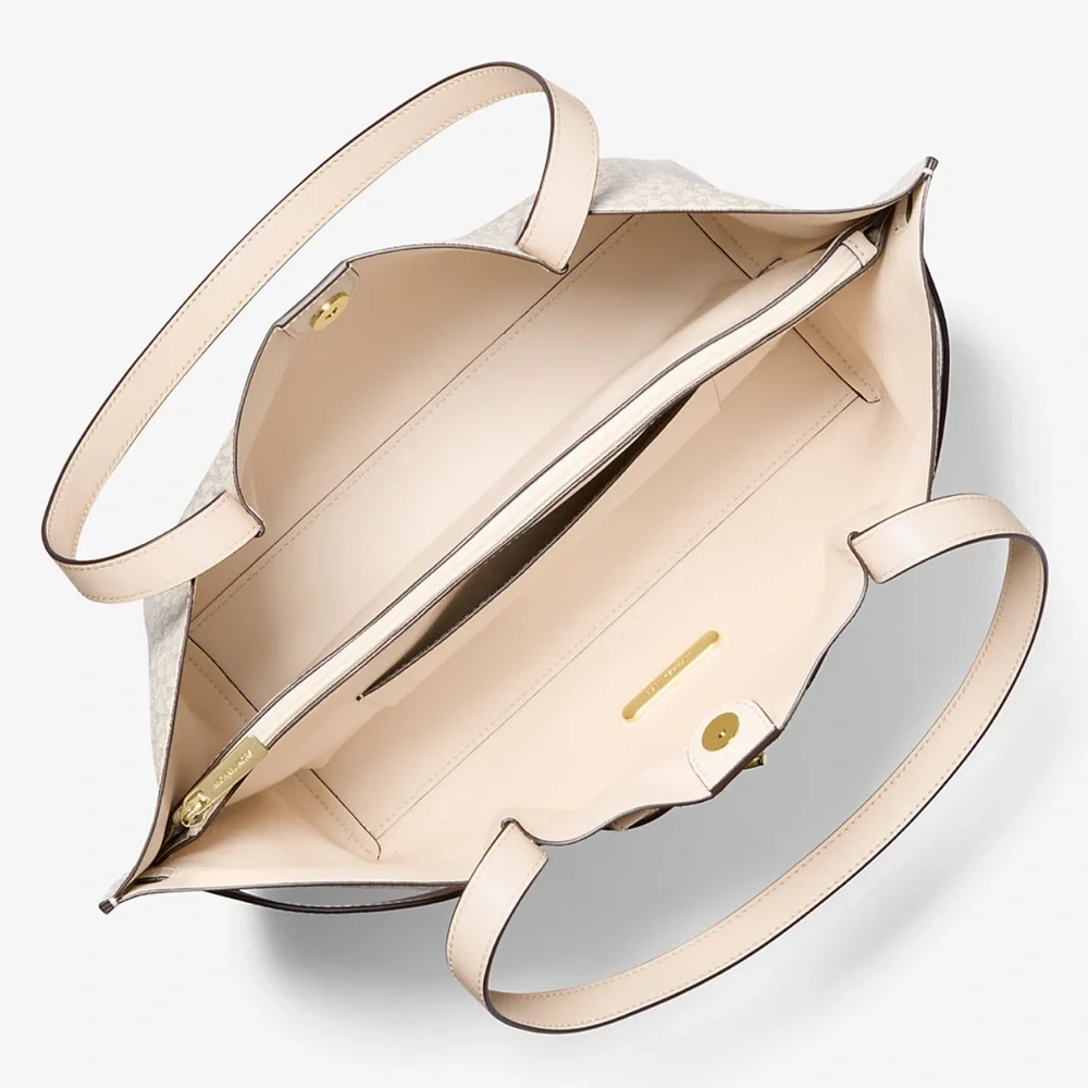 Michael Kors Emilia Large Logo Tote Bag 
COLOR LT CRM MULTI
NWT - Picture 3 of 16